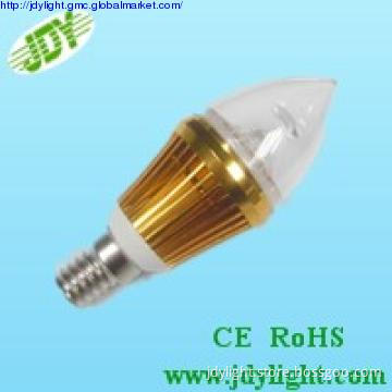 Offer factory decorative 180degrees aluminum LED candle light 3W